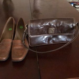 Heels and a hand bag